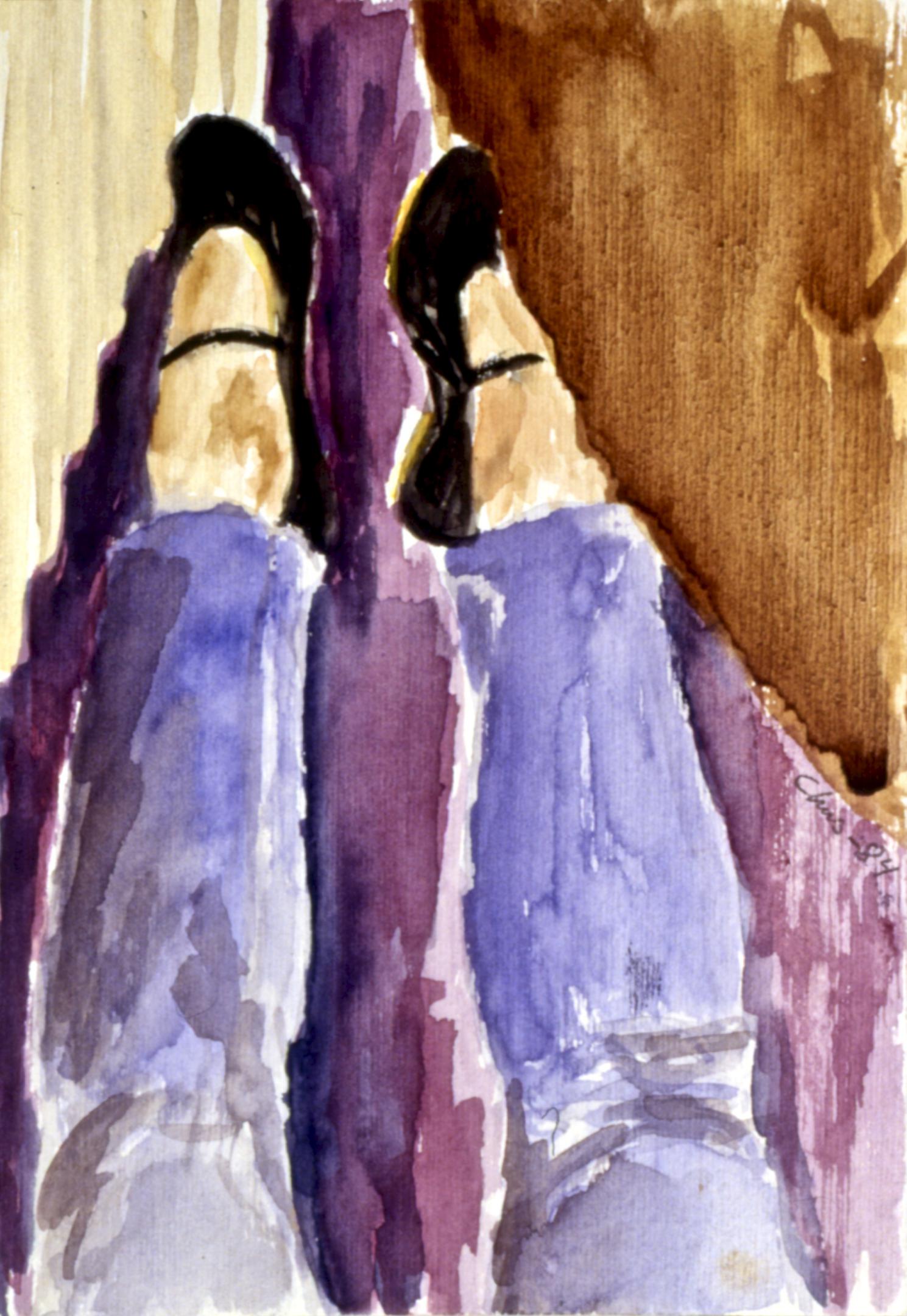 Par terre / En el suelo, 1983 - (18 x 26 cm)
