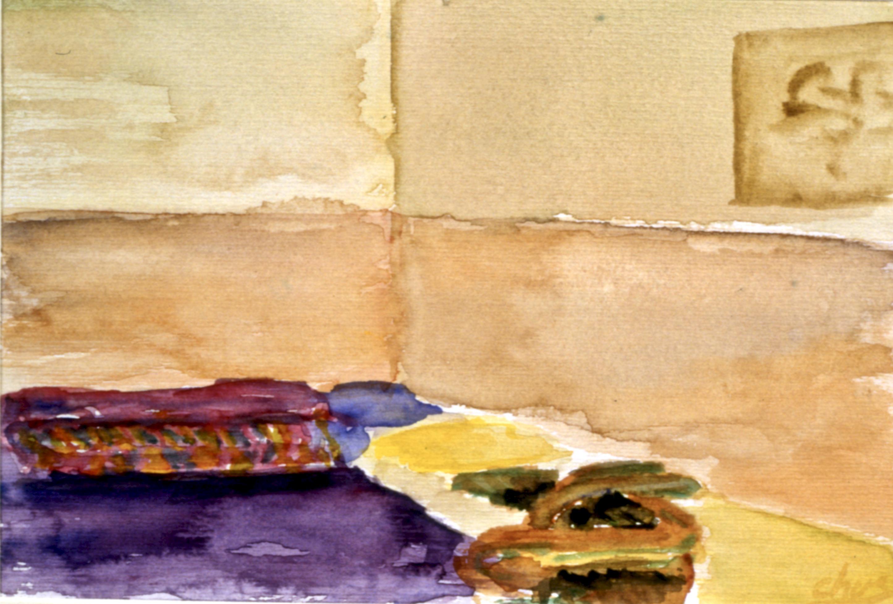 Le coin de la chambre / The bedroom corner, 1984 - (12'5 x 18 cm)