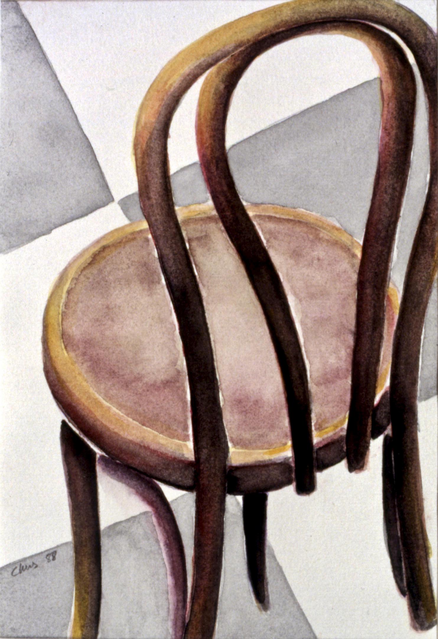 Cafe Pamplona II - 18 x 12'5 cm, 1988