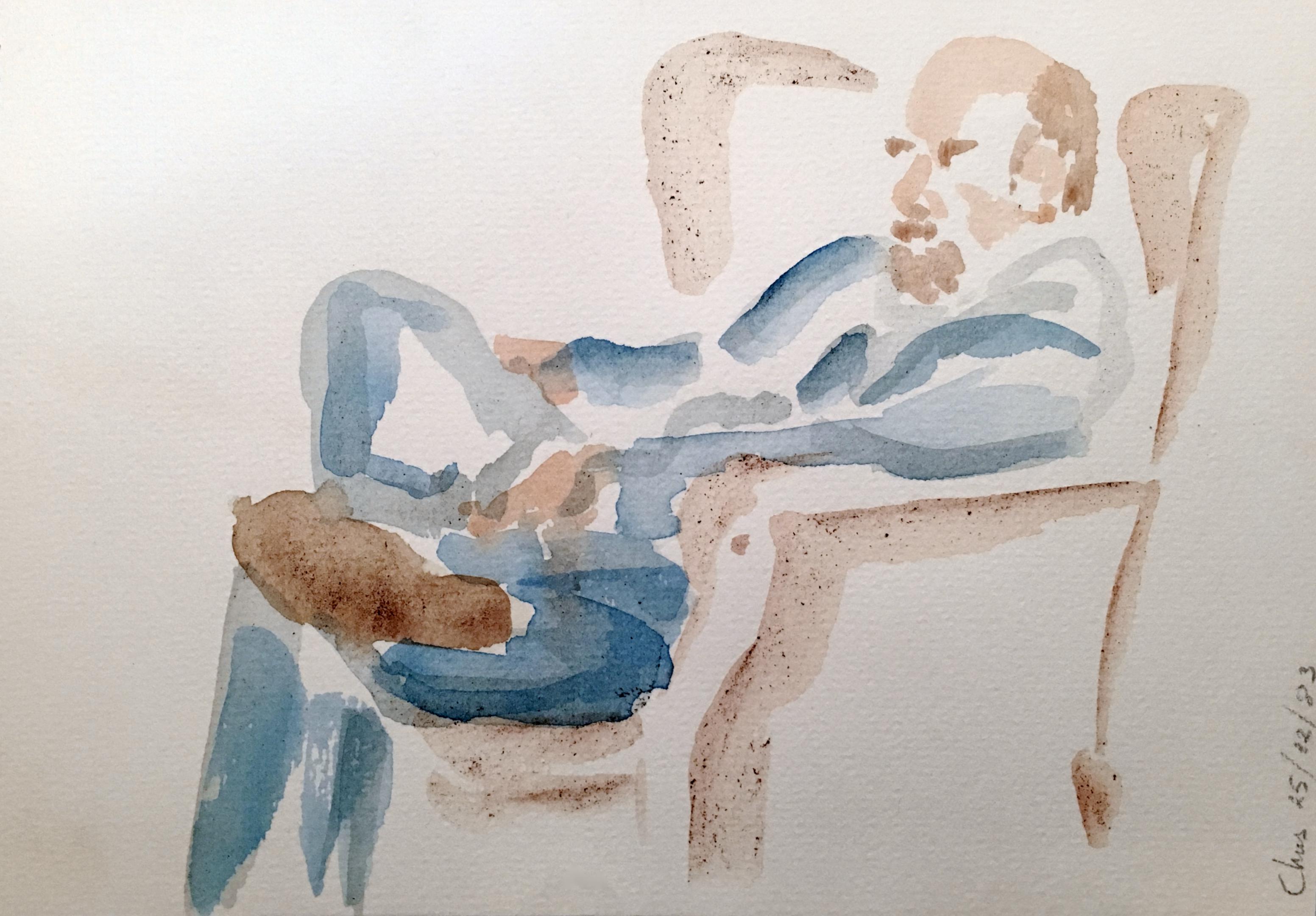 La sobremesa / Après le repas, 1983 - (12'5 x 18 cm)